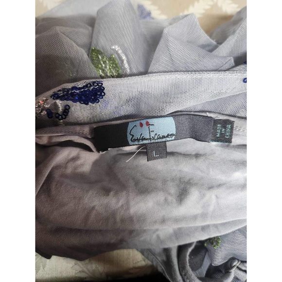 Anthropologie Eva Franco Bluebell Top Size L. B11 - Picture 6 of 6